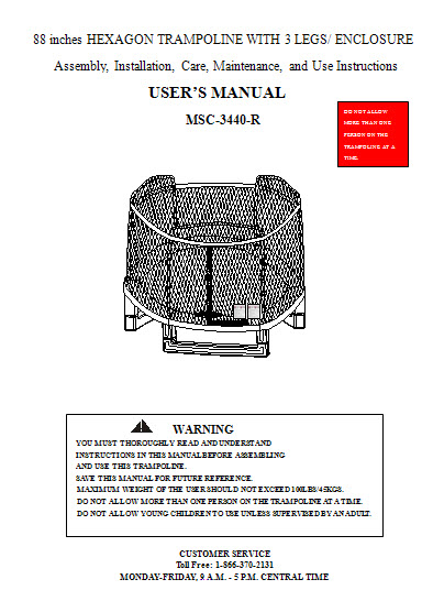 inflatable manual or instruction